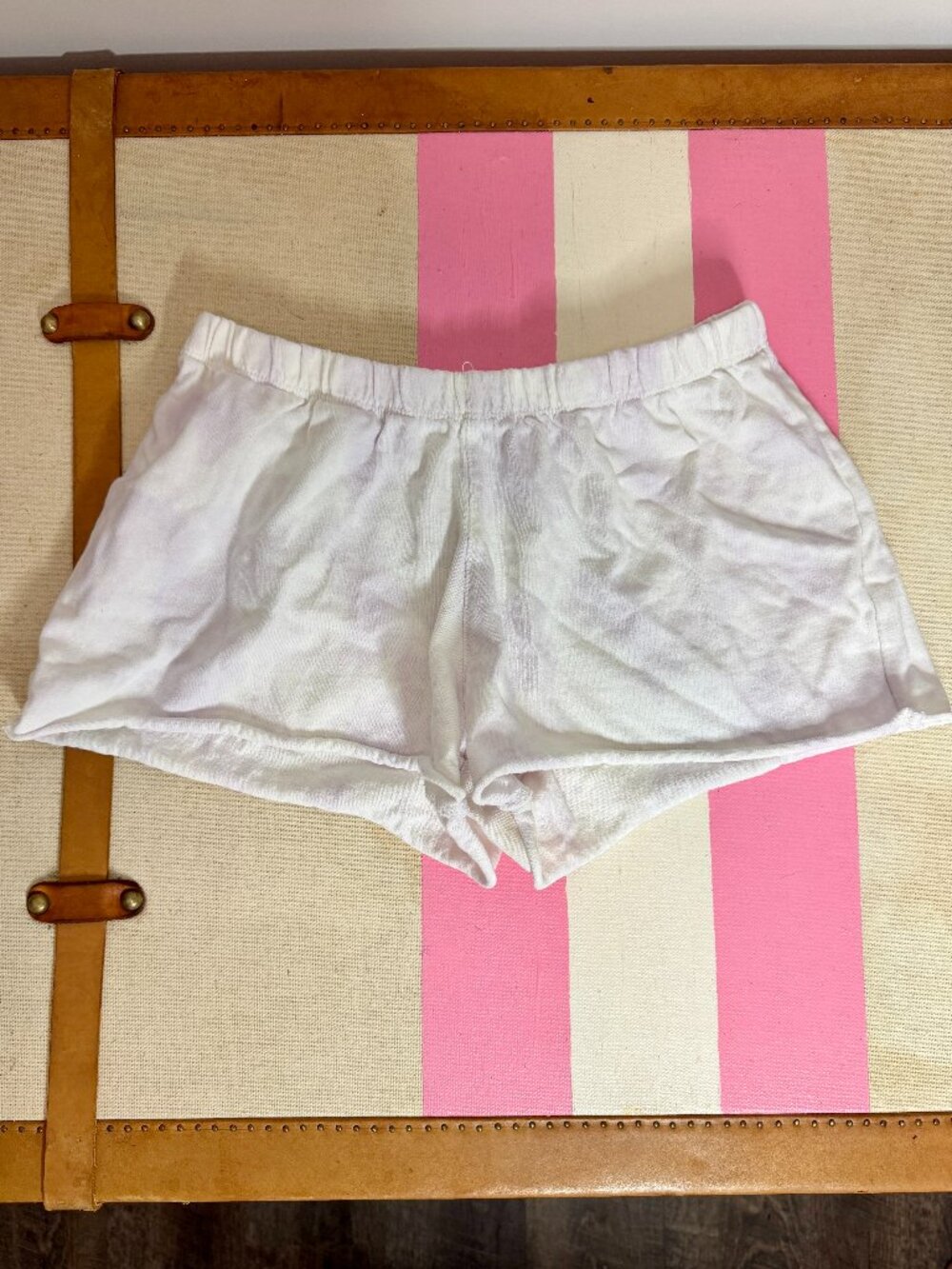 ☁️ Brandy Melville John Galt Lilac Tie Dye 100% Cotton Lounge Shorts OS